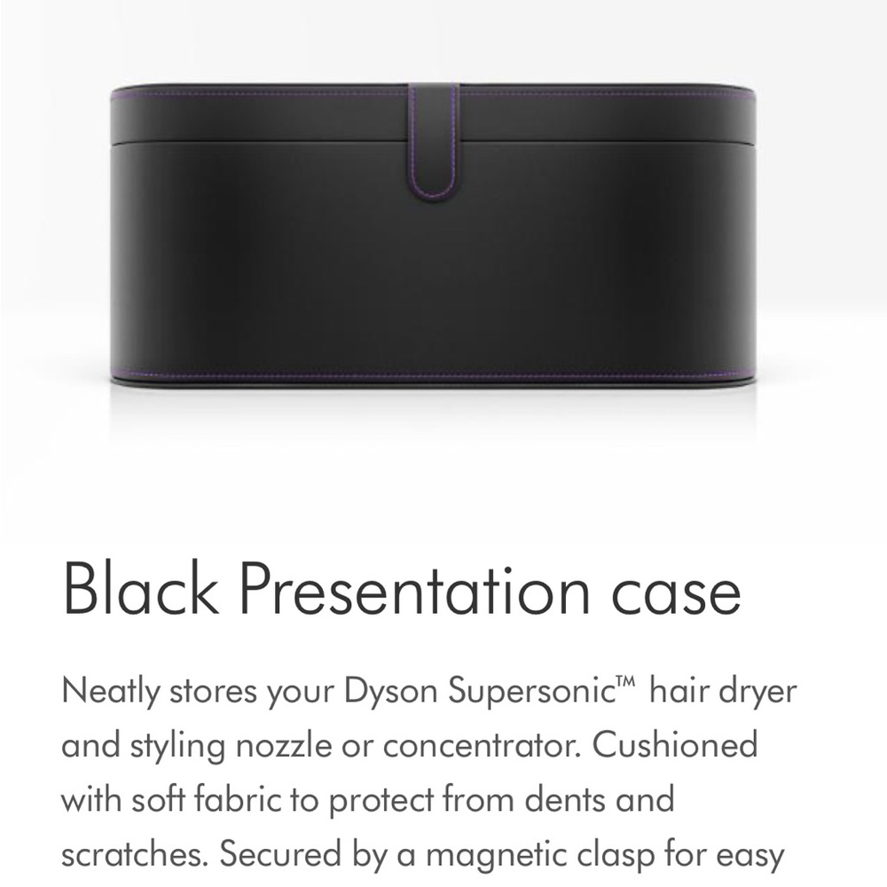 Dyson Supersonic Black Presentation Case